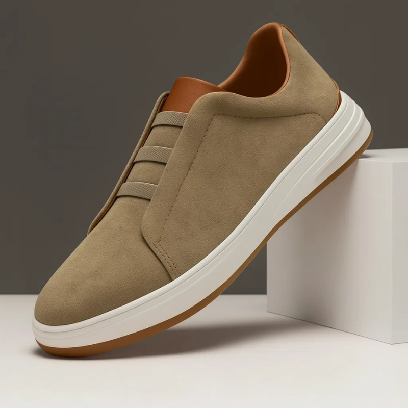 MAXWELL | Sneakers with smooth suede finish