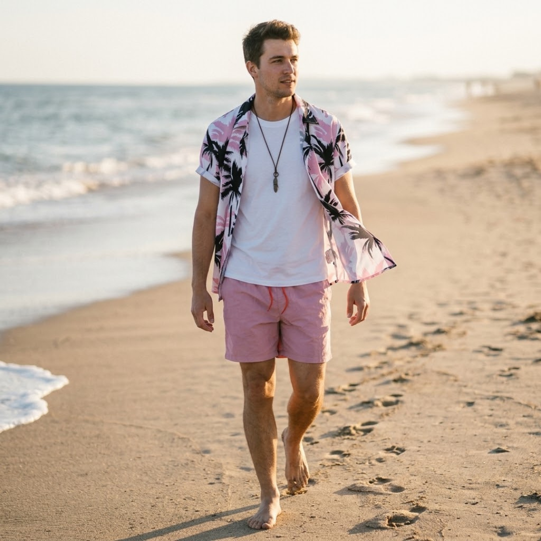 GRACE | Set with printed shorts