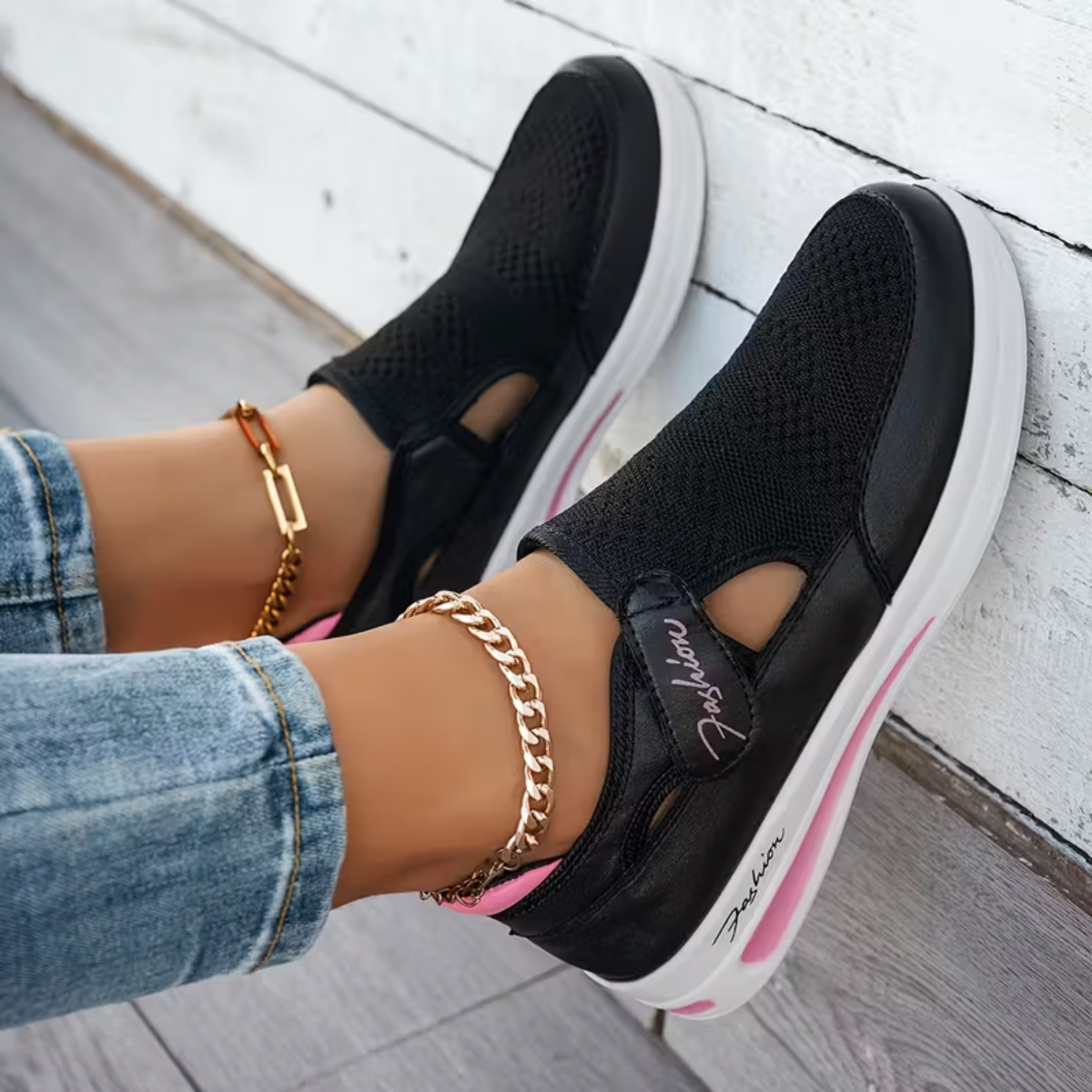 ALLISON | Sneakers with cushioned sole