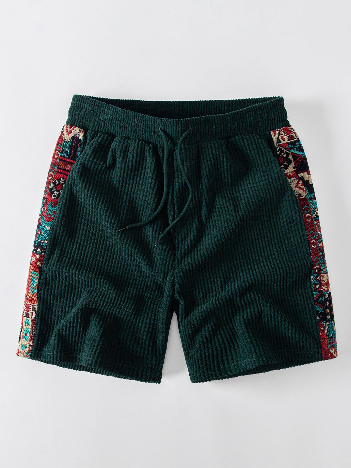 CHARLOTTE | Shorts with jacquard corduroy pattern