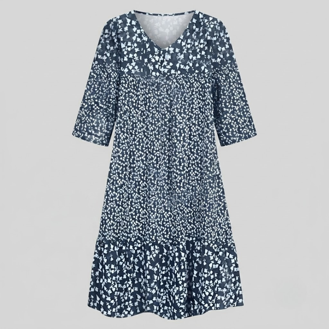 AUDREY | Midi dress with flattering silhouette