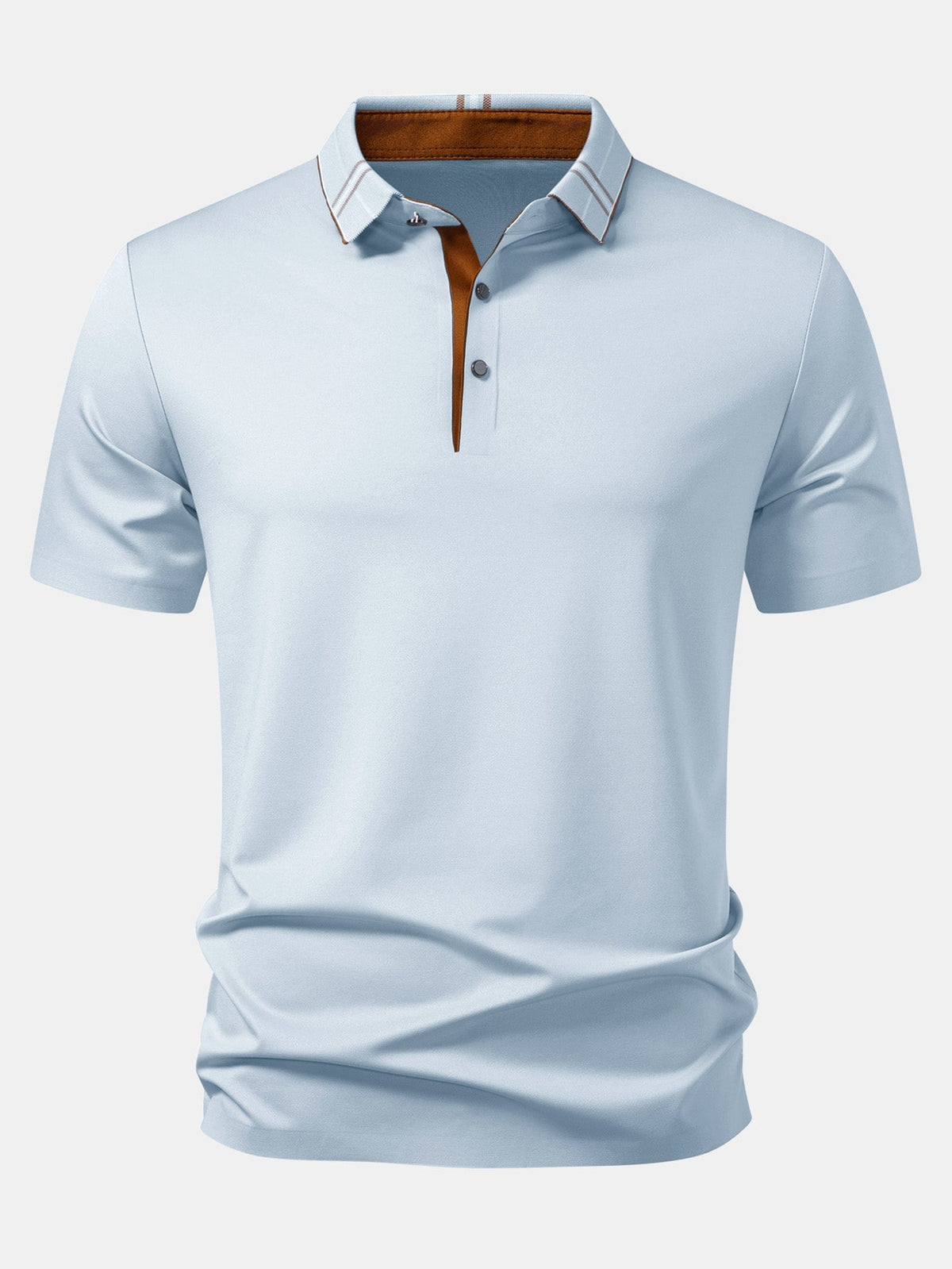 JACK | Polo shirt with plaid collar