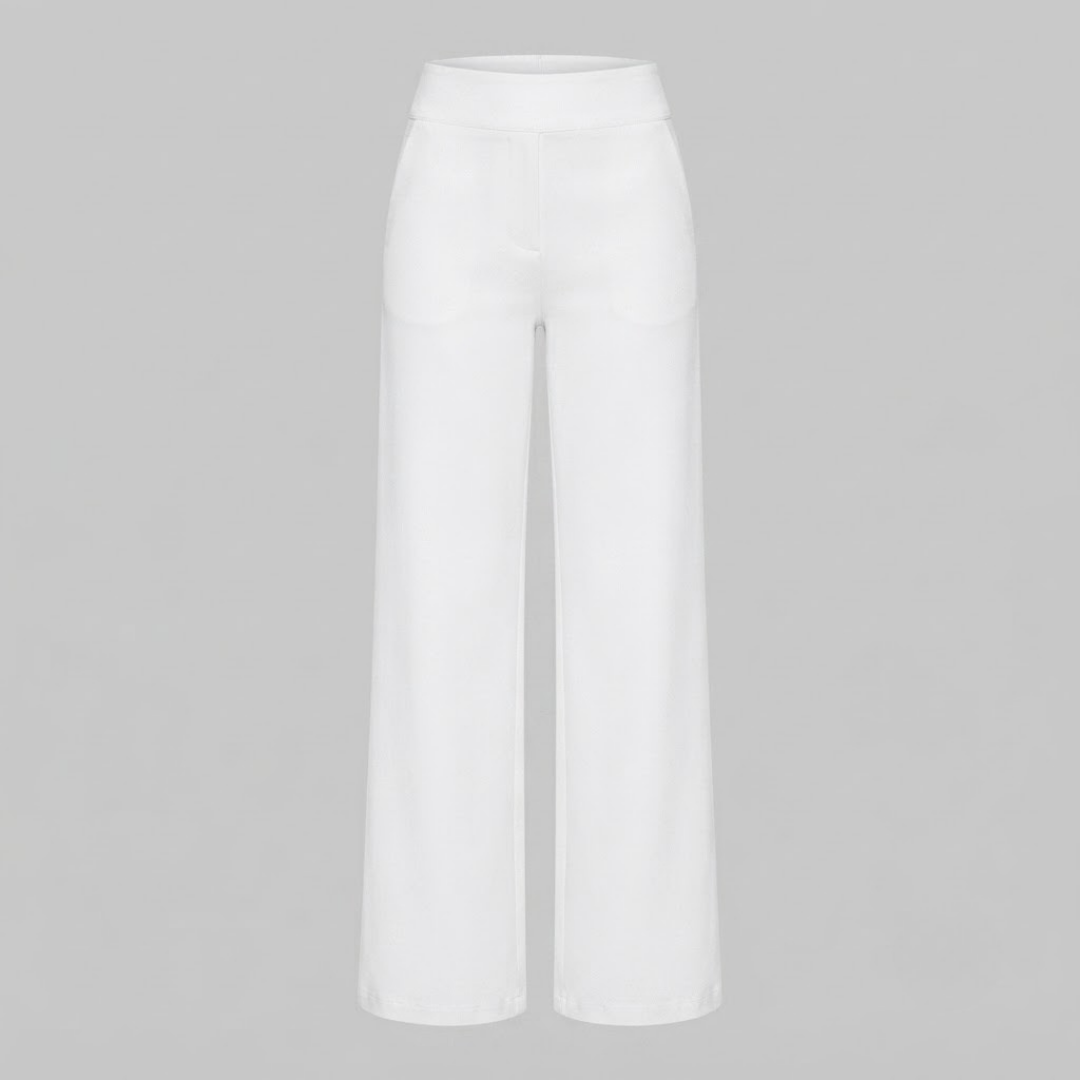 OLIVIA | Stretch trousers with high-rise waist