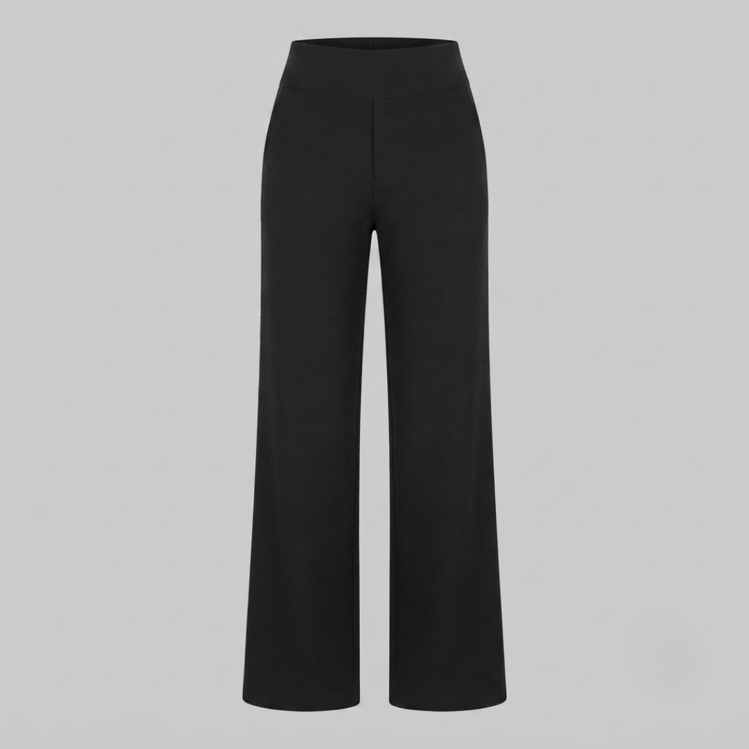 OLIVIA | Stretch trousers with high-rise waist