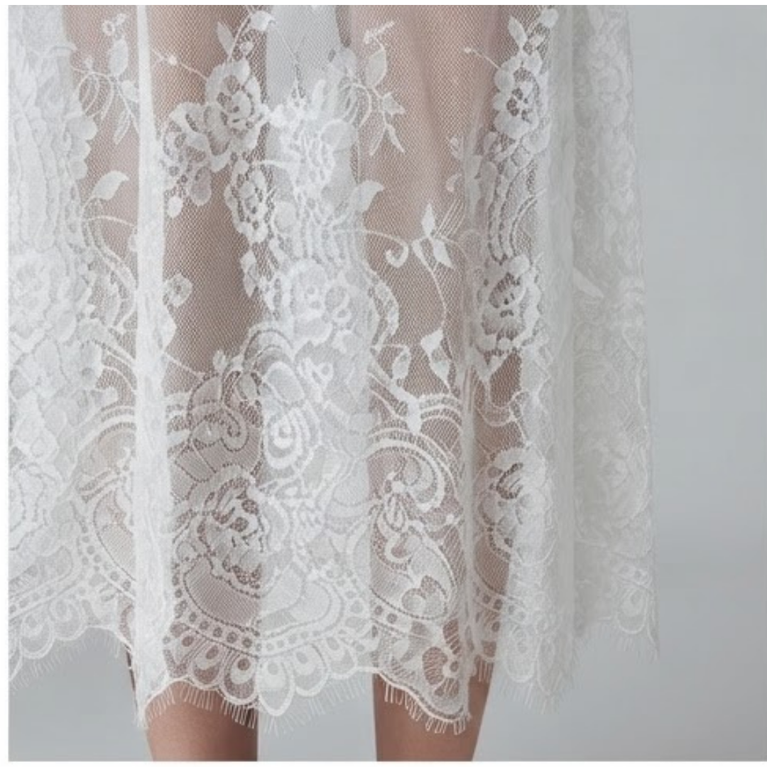 IVY | Slip skirt with lace detailing