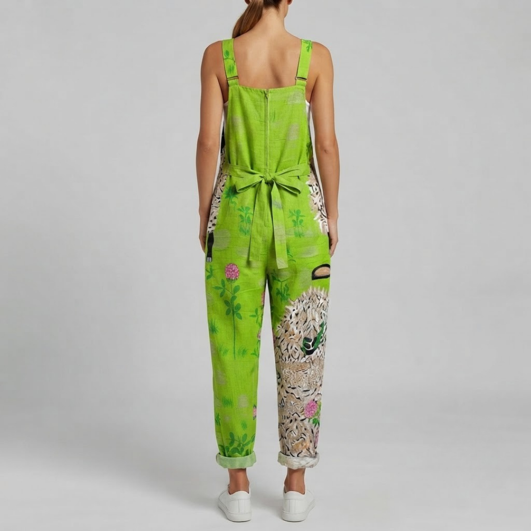 RUBY | Printed jumpsuit with wide-leg fit
