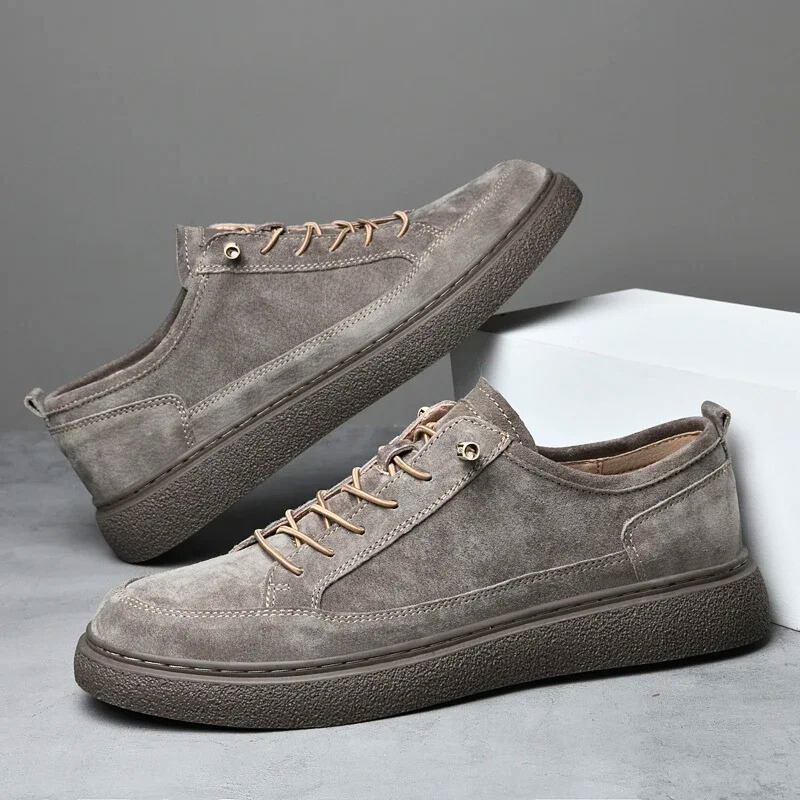 WILLIAM | Sneakers with smooth suede finish