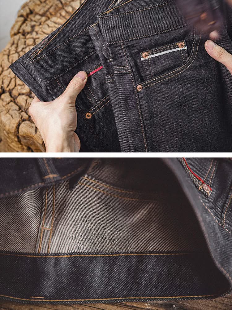THEO | Straight-leg jeans with raw finish