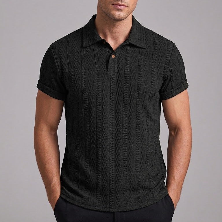 OLIVER | Polo shirt with random print