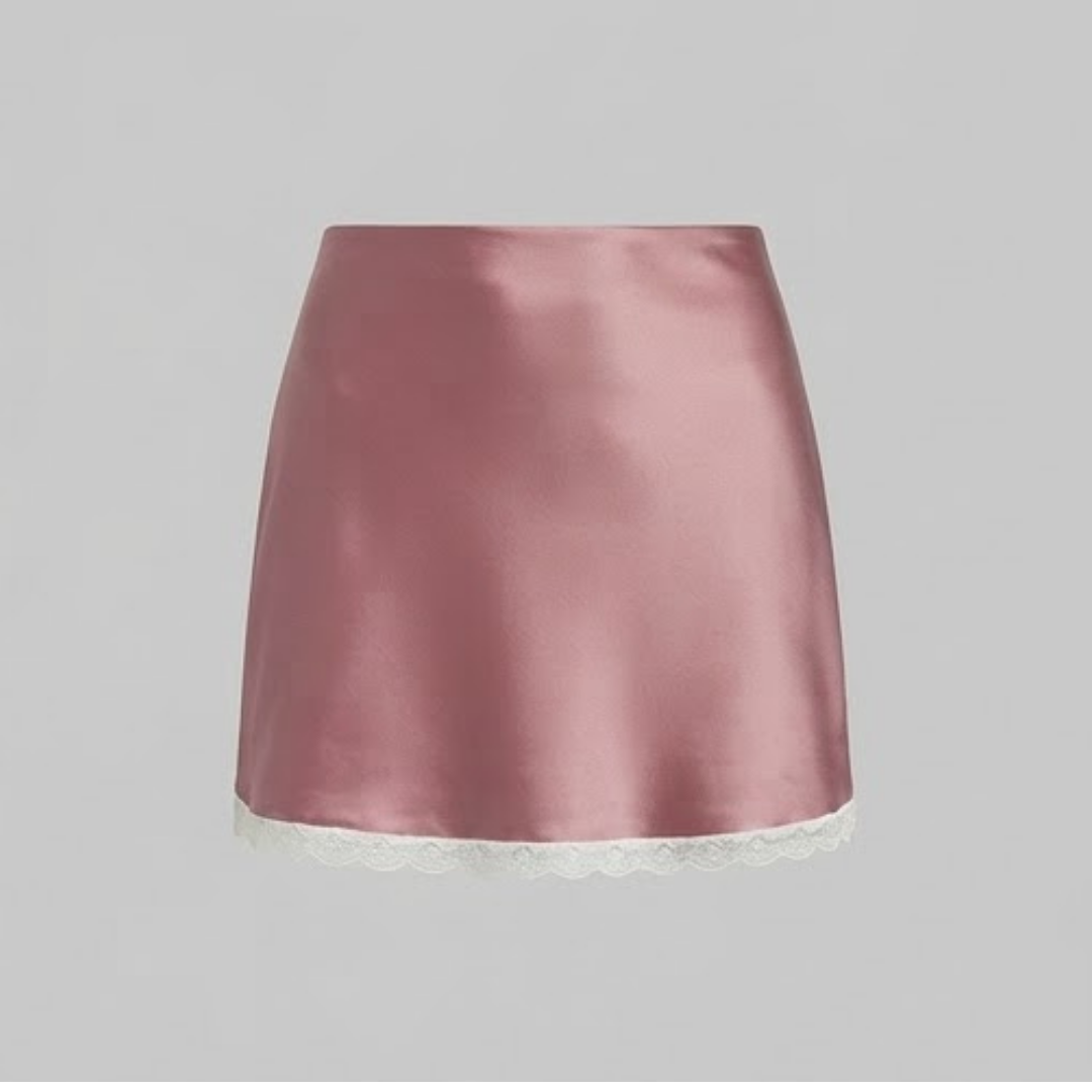 FREYA | Mini skirt with smooth finish