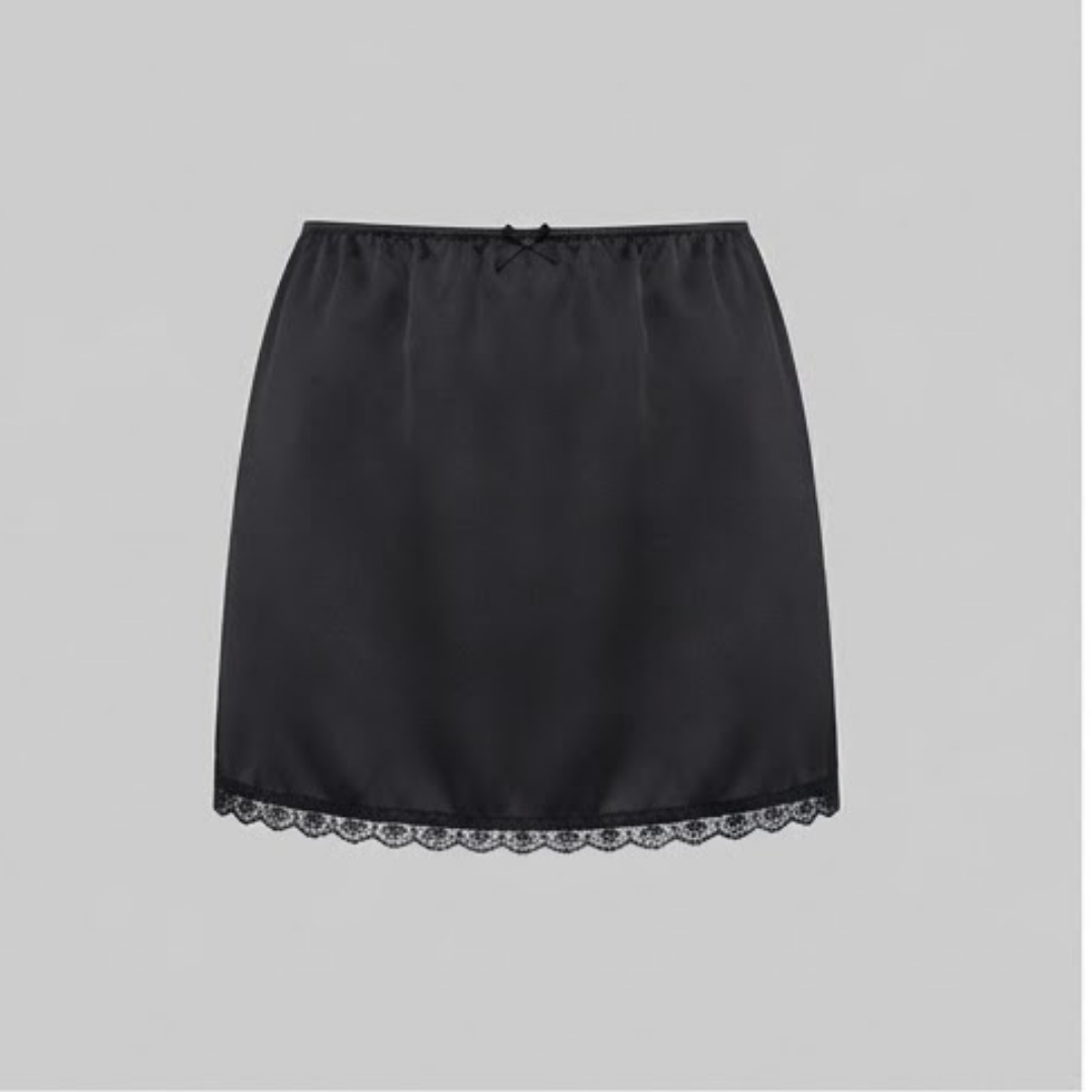 FREYA | Mini skirt with smooth finish