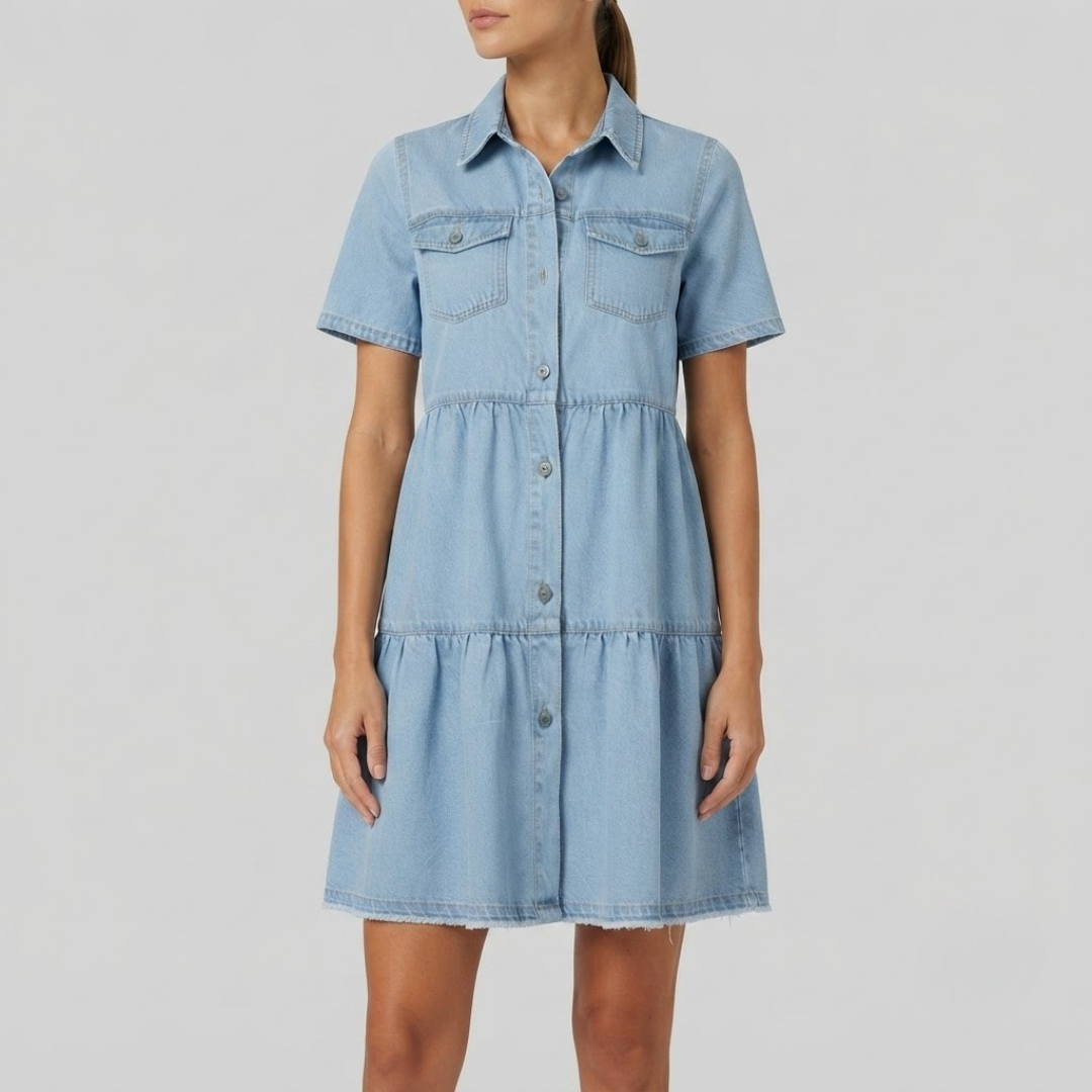 FREYA | Midi dress with relaxed fit