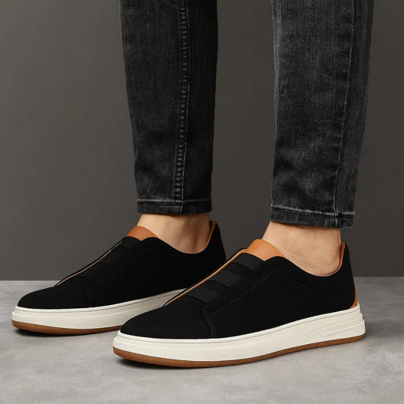 MAXWELL | Sneakers with smooth suede finish