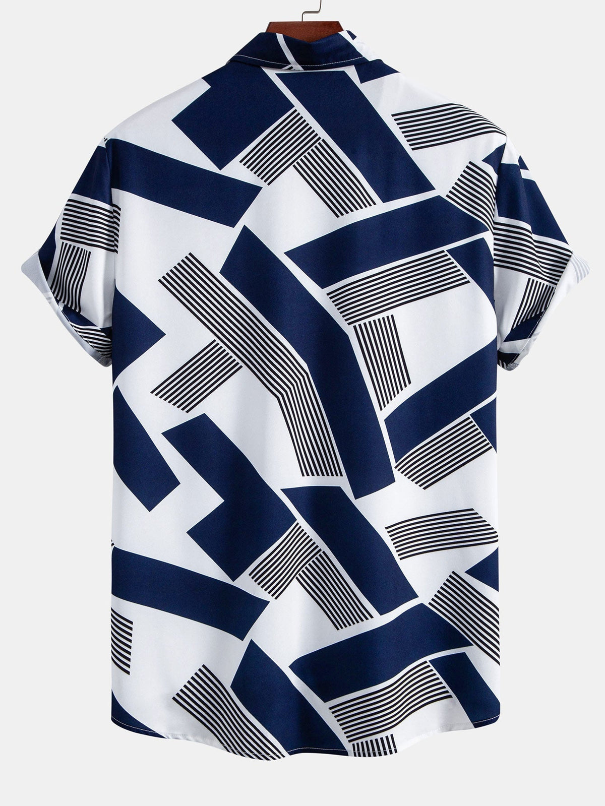 HARPER | Shirt and shorts set with colourblock print