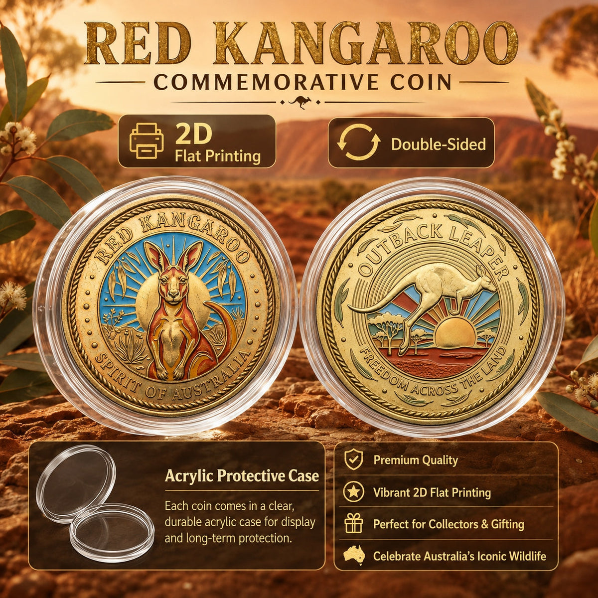 AVA | Collector's coin with brass finish