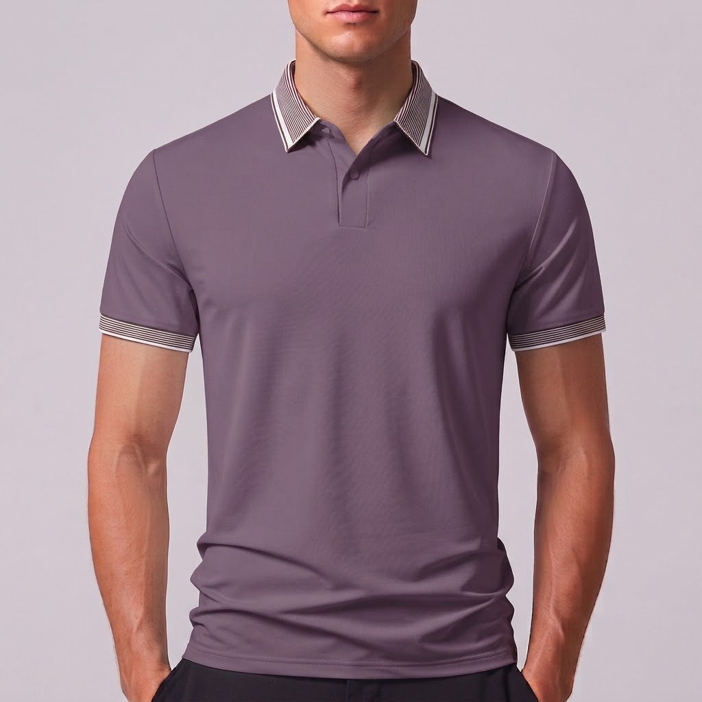 MORGAN | Polo shirt with contrast stripes