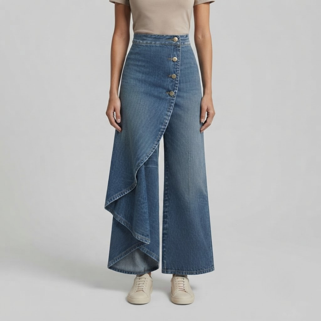 IMOGEN | Slim wrap jeans with stretch