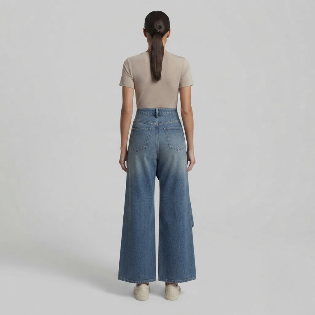 IMOGEN | Slim wrap jeans with stretch