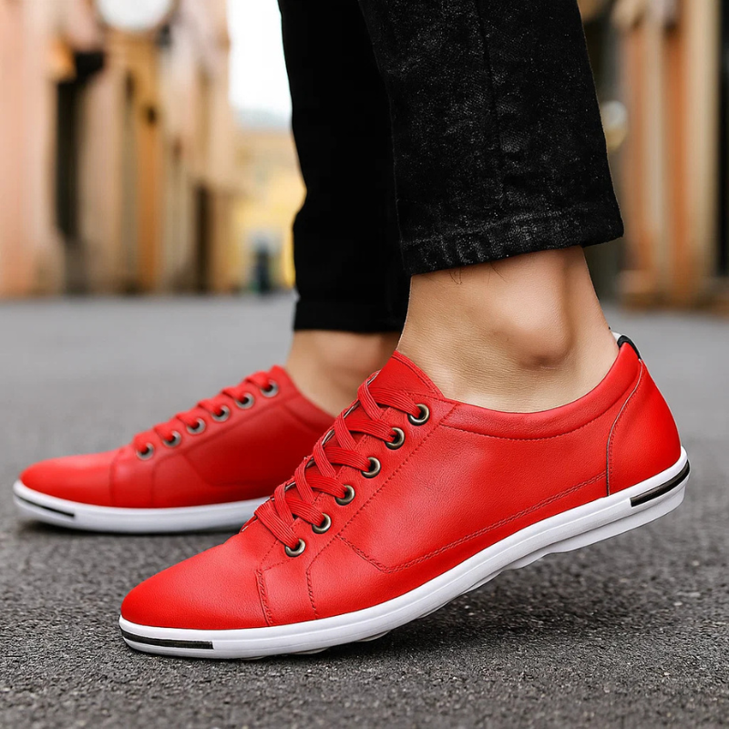 GRAYSON | Sneakers with smooth finish