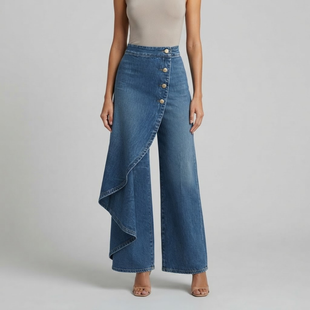 IMOGEN | Slim wrap jeans with stretch