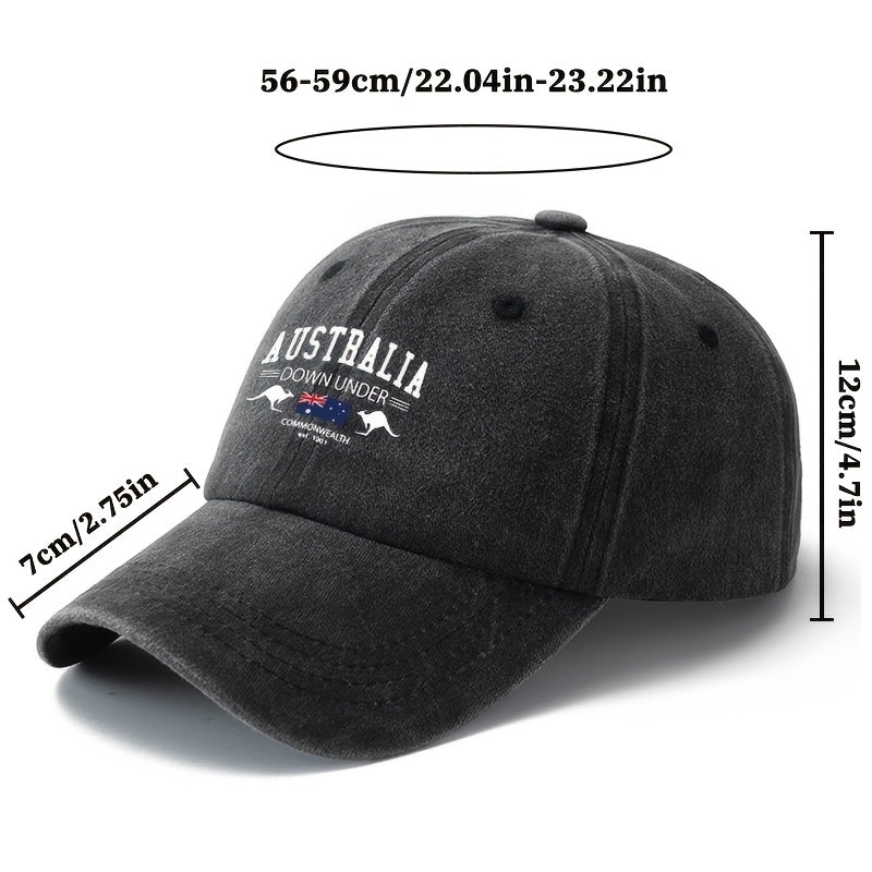 CHARLOTTE | Retro washed cap with curved brim