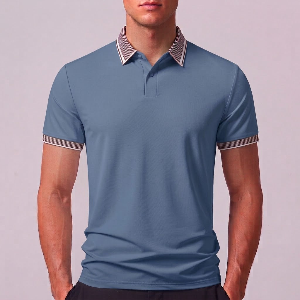 MORGAN | Polo shirt with contrast stripes
