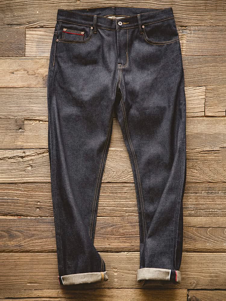 THEO | Straight-leg jeans with raw finish