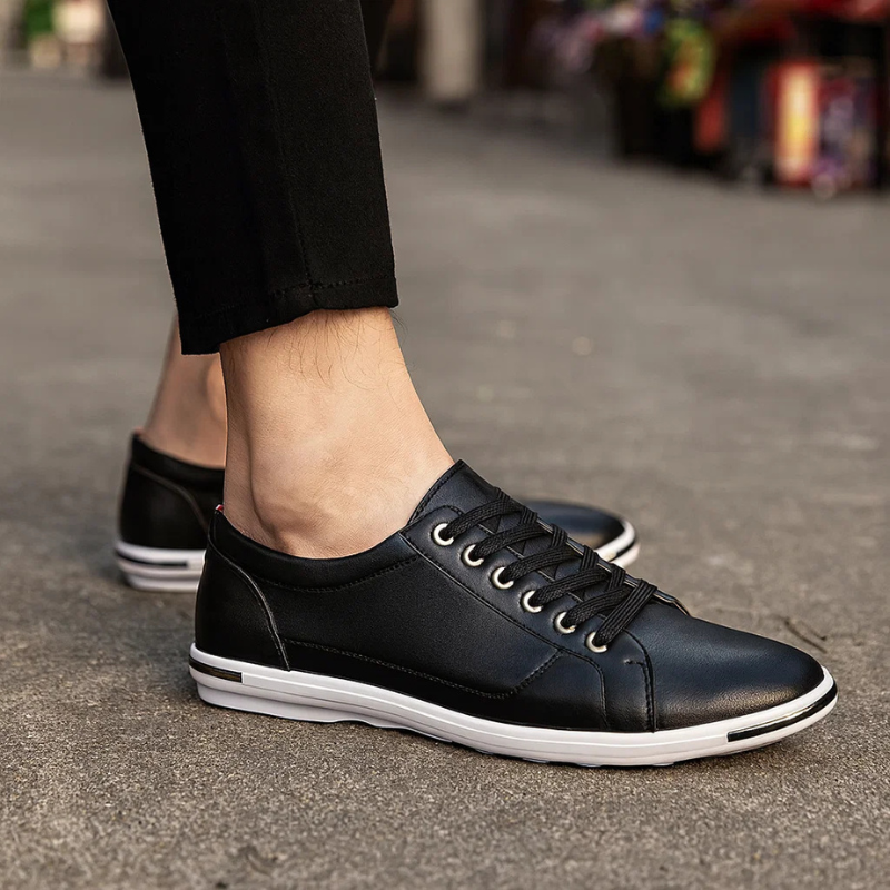 GRAYSON | Sneakers with smooth finish