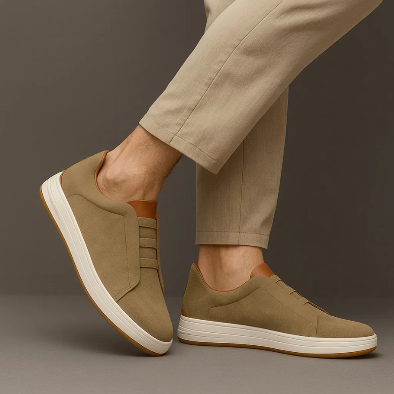 MAXWELL | Sneakers with smooth suede finish