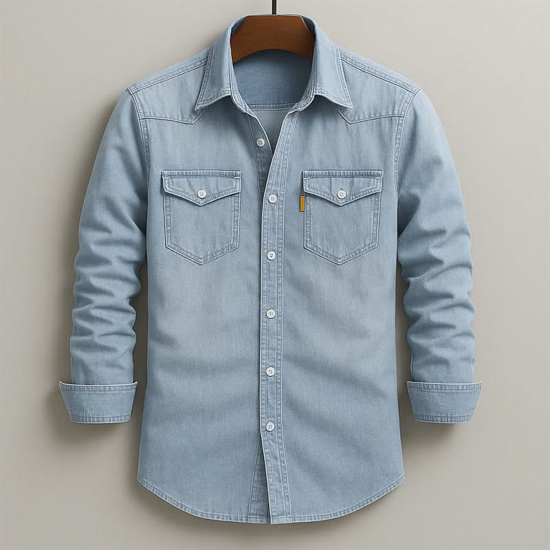 BEN SMITH | Shirt with flap chest pockets