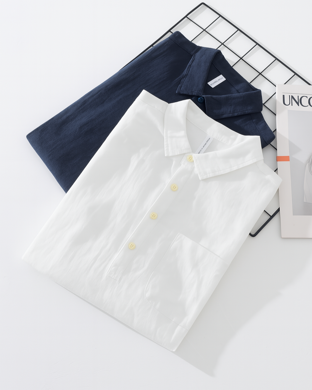 IMOGEN | Shirt with half-placket popover