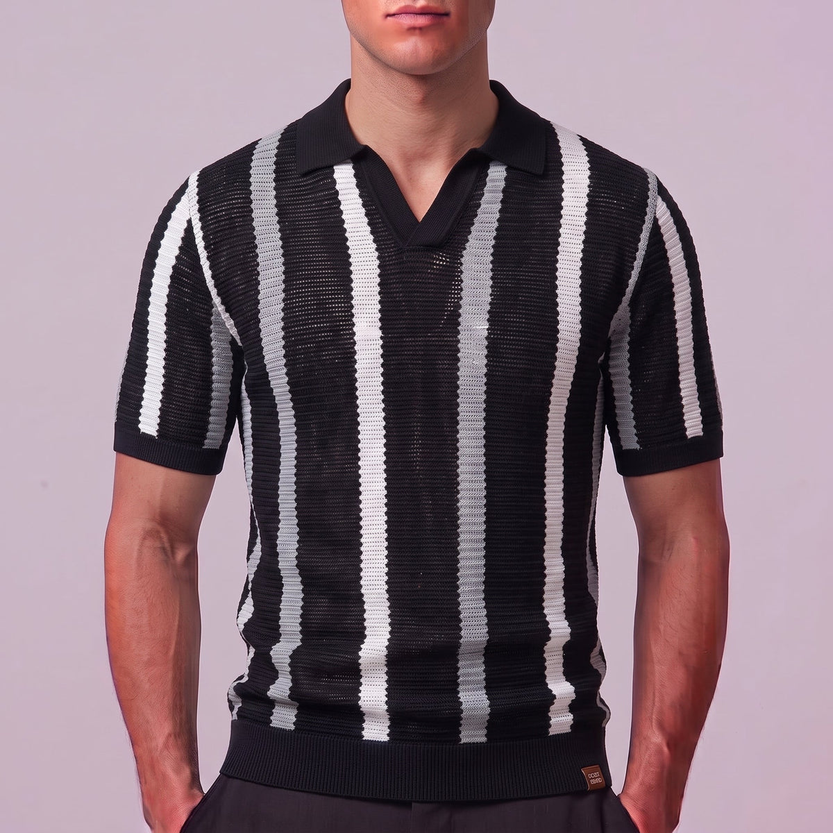 HENRY | Polo shirt with contrast stripes