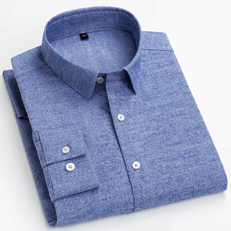 KINGSMERE | Shirt with micro houndstooth pattern