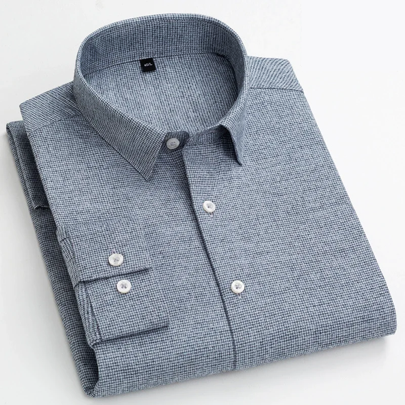 KINGSMERE | Shirt with micro houndstooth pattern