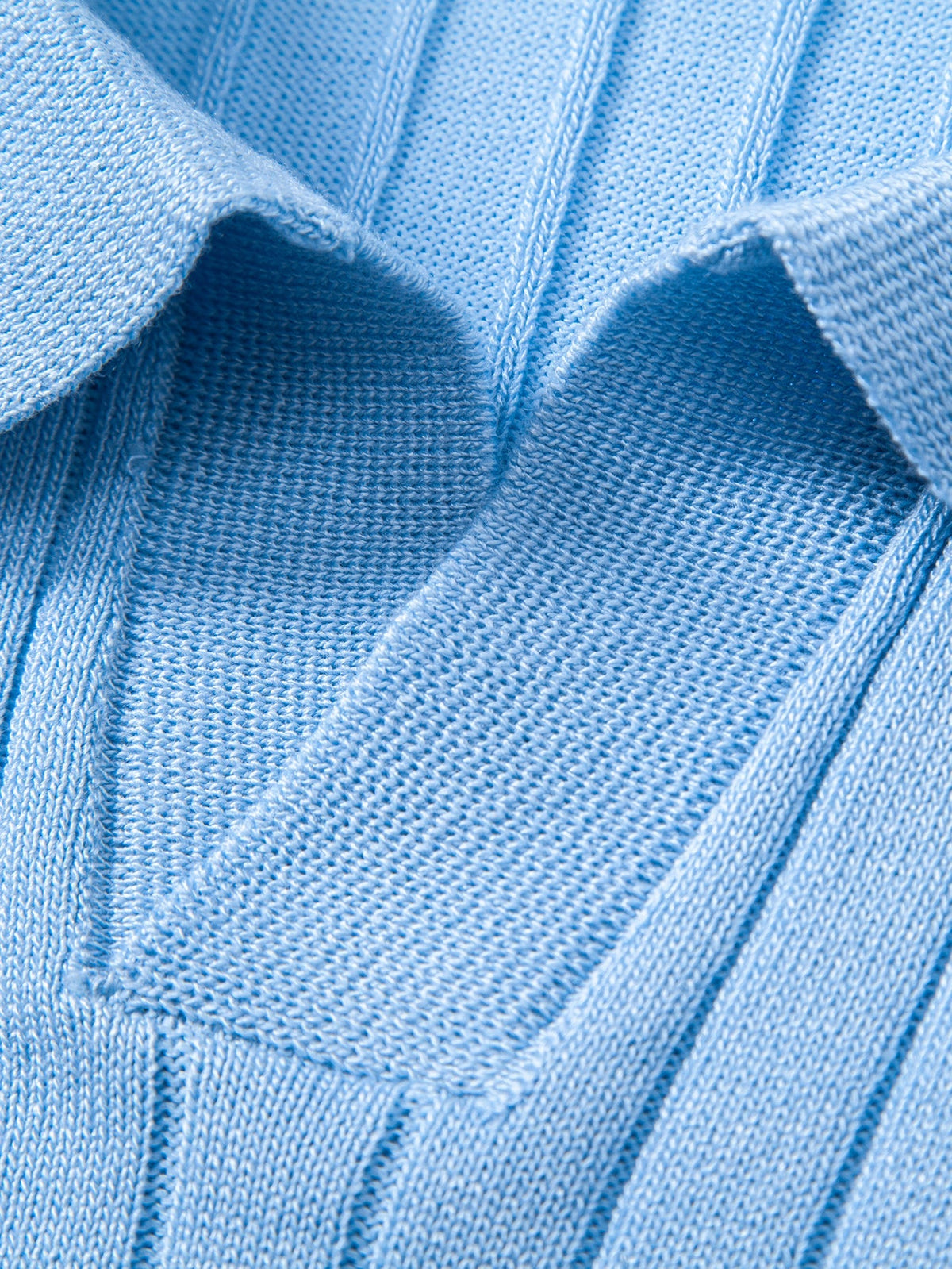 FREDDIE | Knit polo with Johnny collar