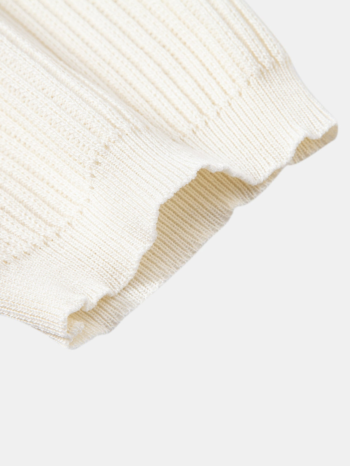 LARA | Zip polo with ribbed knit