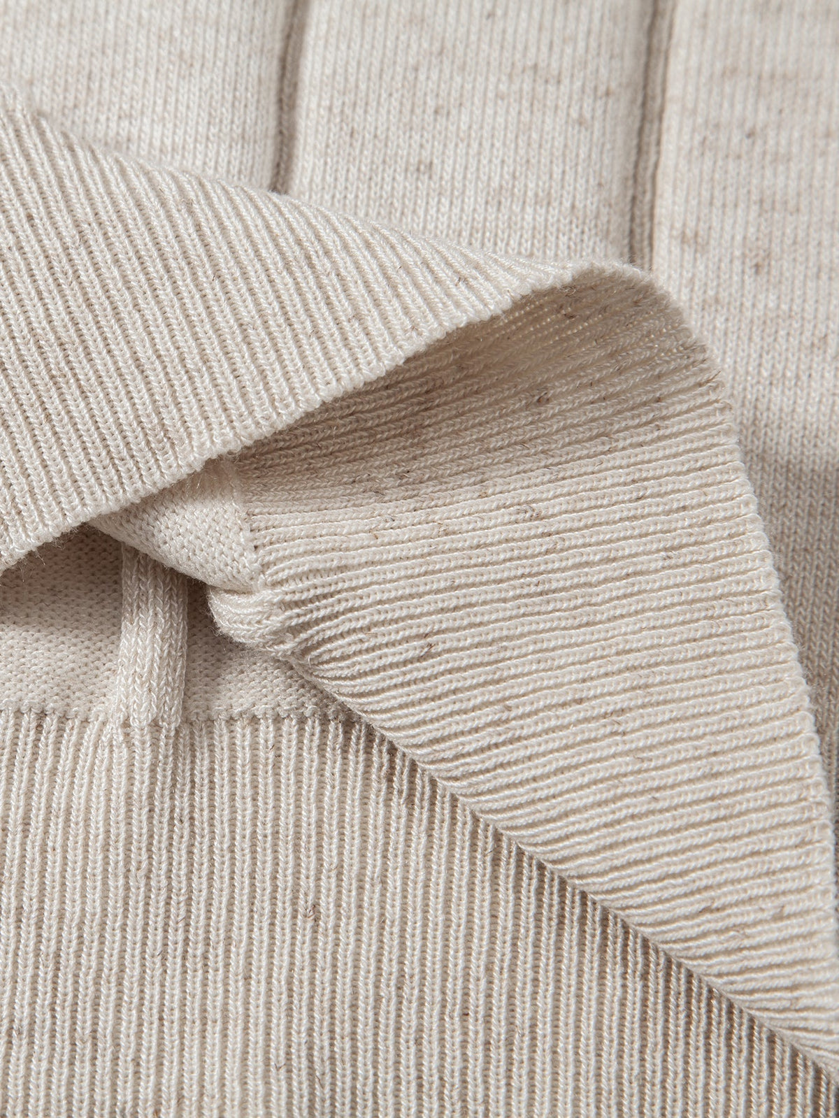 THEO | Set with ribbed polo and tapered trousers
