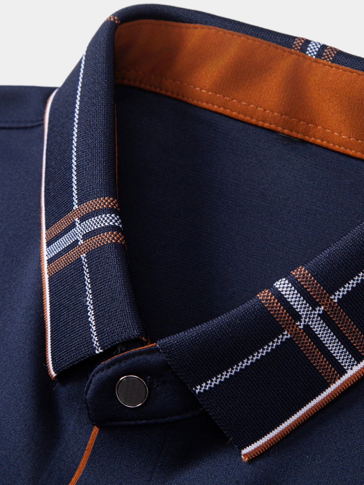 JACK | Polo shirt with plaid collar