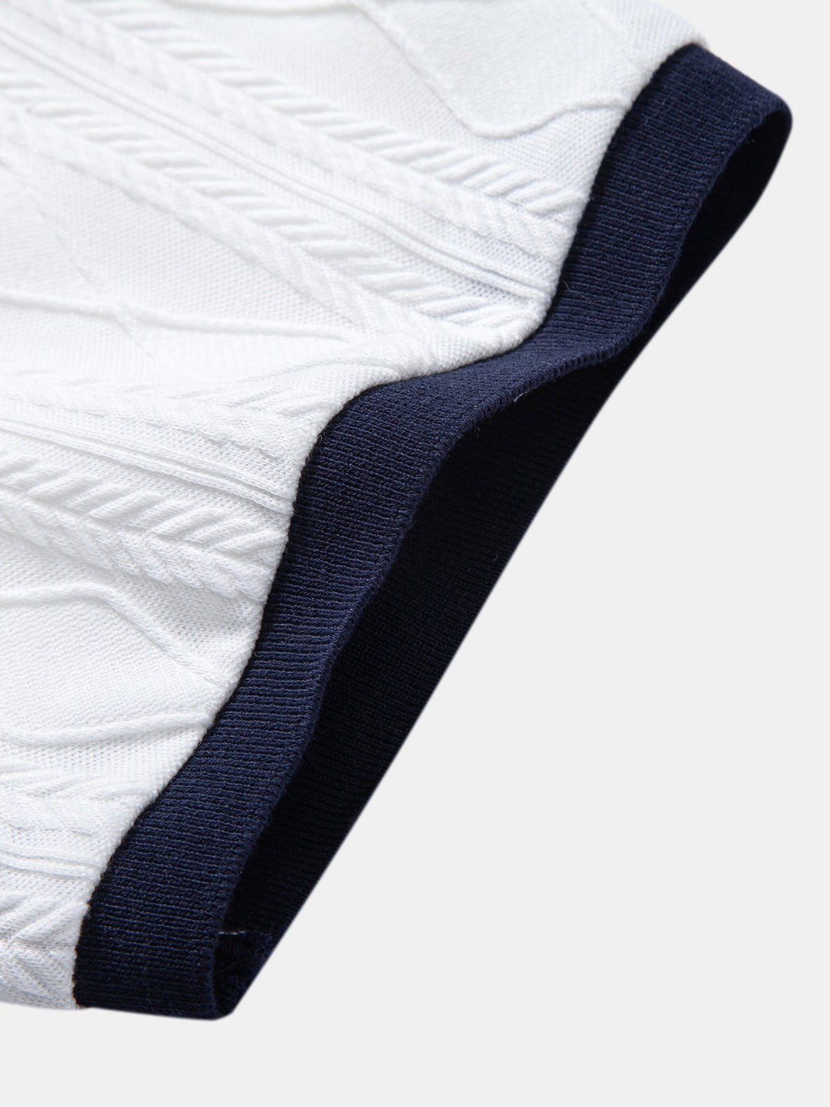 BENJAMIN | Polo with geometric jacquard