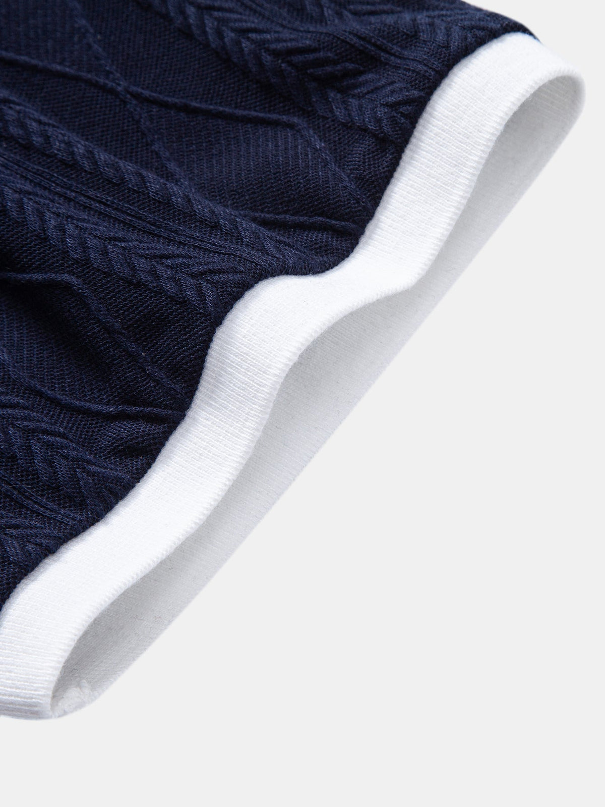 BENJAMIN | Polo with geometric jacquard