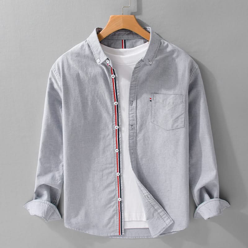 EMILIO | Shirt with striped placket