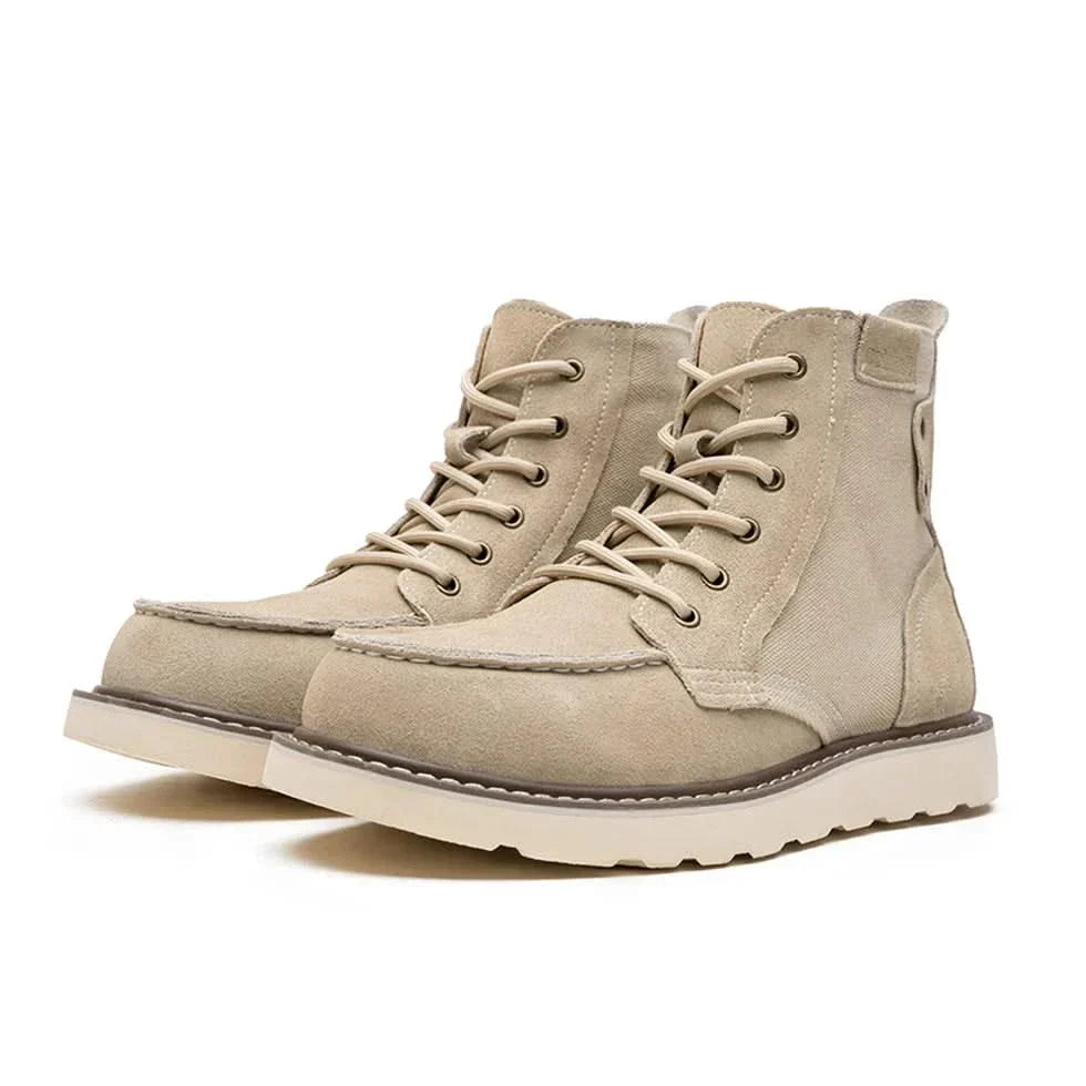 NOAH | Moc toe boots with platform sole