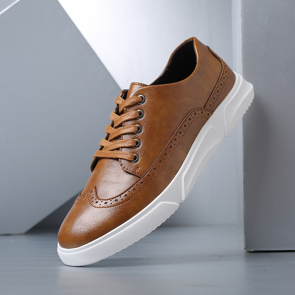 HENRY | Brogue sneakers with lace-up design