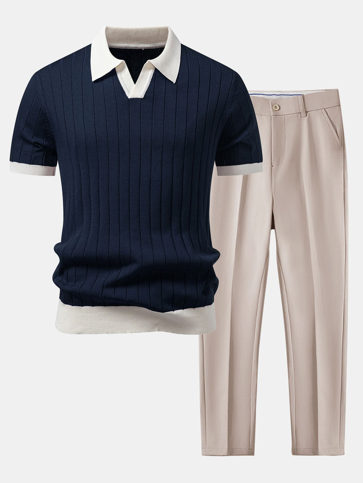 JAMES | Set with tapered trousers