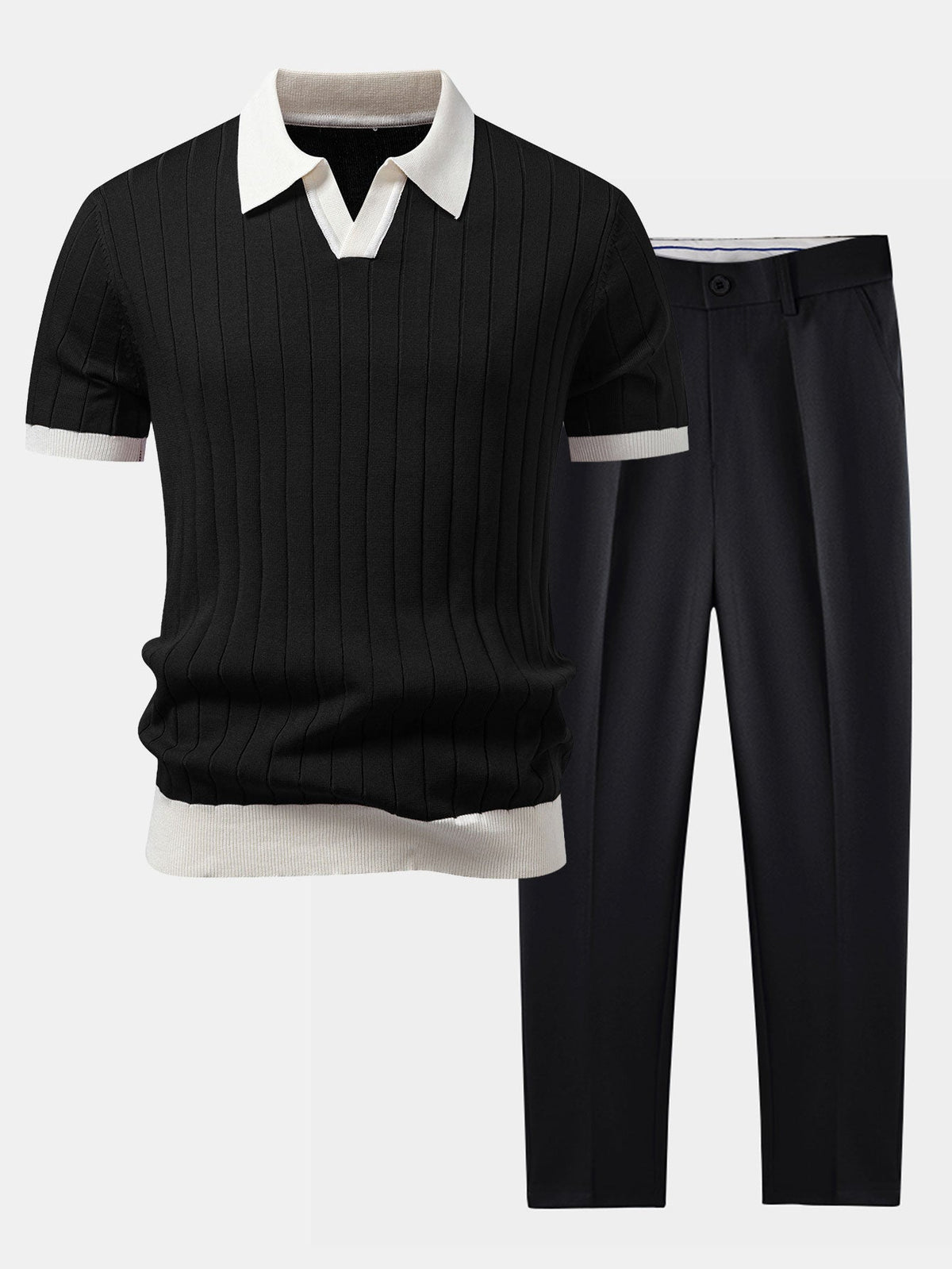 JAMES | Set with tapered trousers