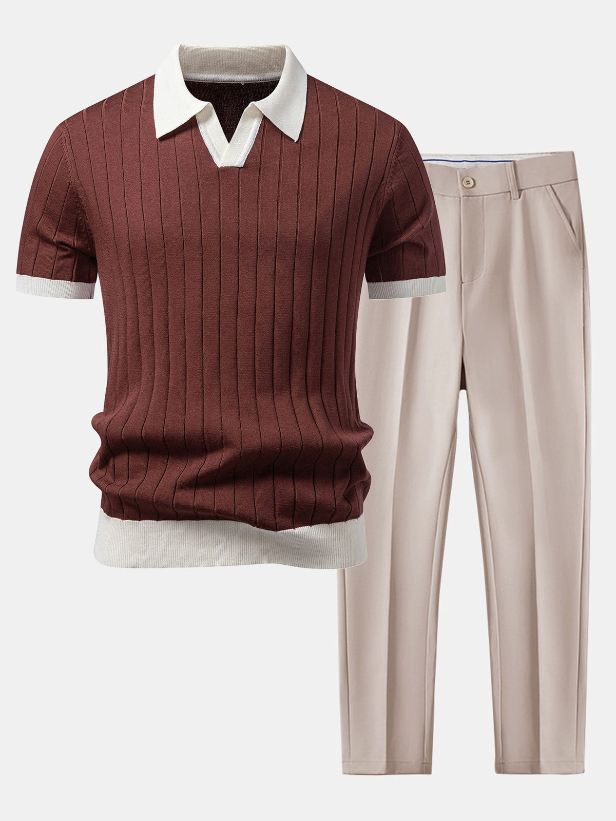 JAMES | Set with tapered trousers