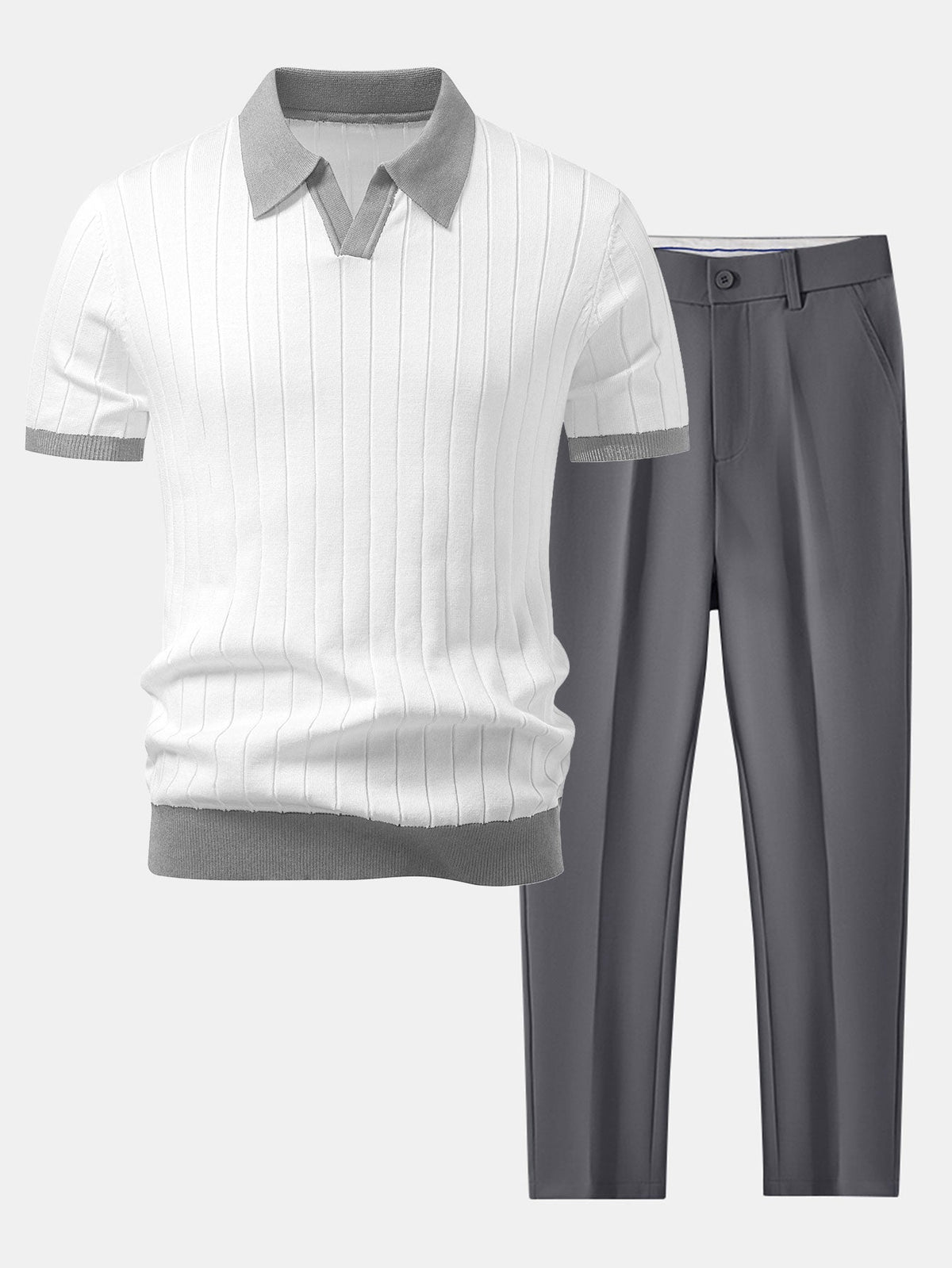 JAMES | Set with tapered trousers