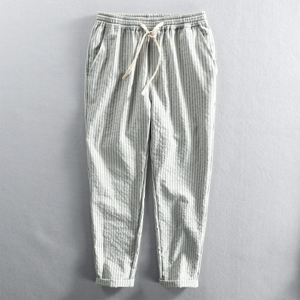 ROCCO | Striped trousers with drawstring waist