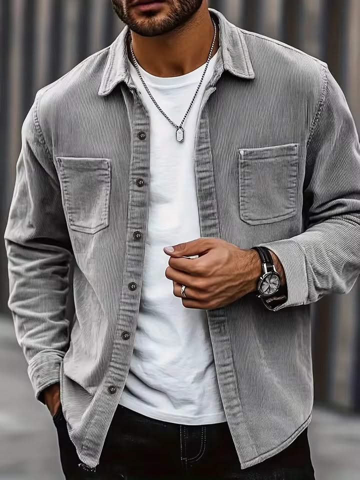 CHARLIE | Corduroy shirt-jacket