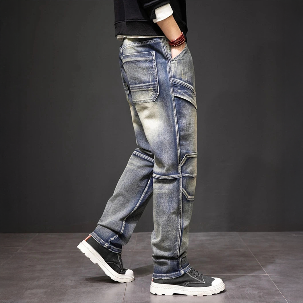 EDWARD | Straight-leg jeans with faded finish